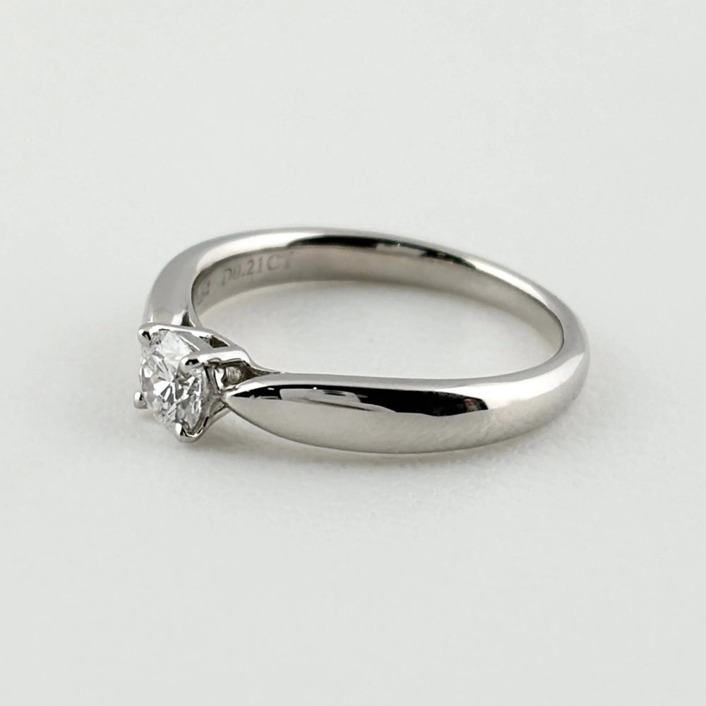 TIFFANY Silver Diamond Ring - Picture 3 of 9